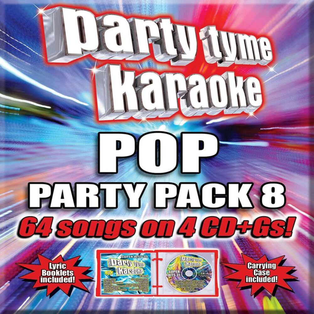 Universal Music Group - Party Tyme Karaoke Pop Party Pack 8 (4 CD) Red